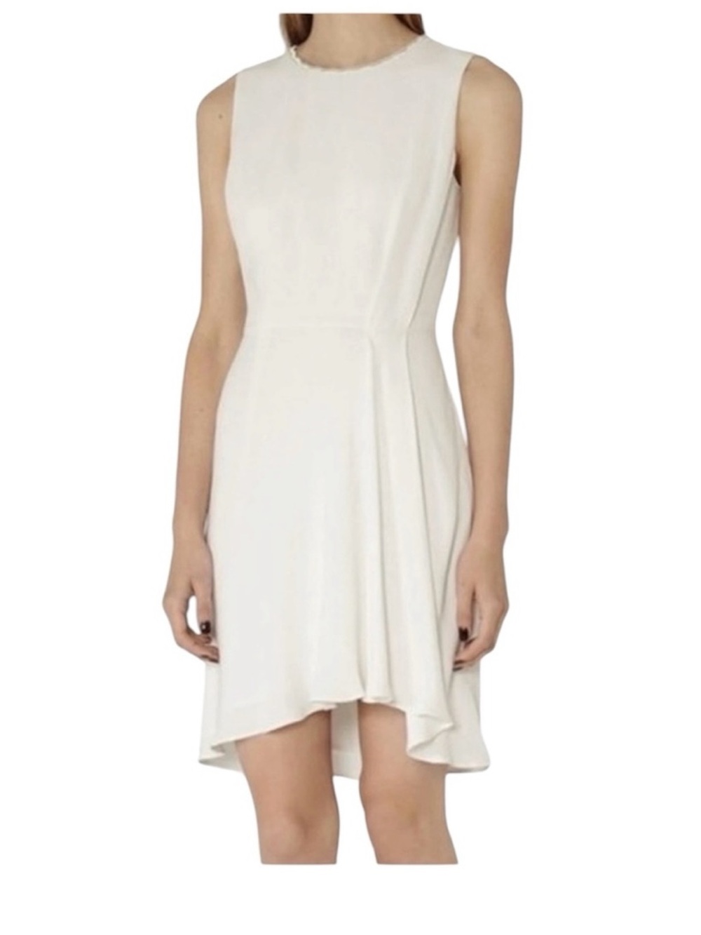 NWT Reiss Rodia Off White Novelty Neckline Women’s 0 *Flawed Bridal Cocktail